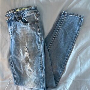 Blue Juniors 7 Distressed Skinny Jeans